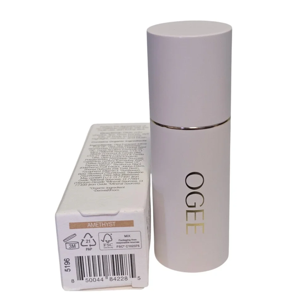 Ogee Hydraganics Sculpted Face Stick AMETHYST 8g Cream Highlighter Bronzer NEW
